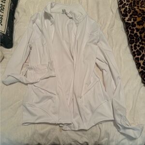 White athletic jacket!